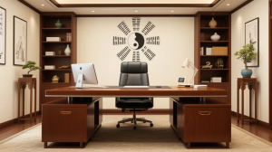 office desk feng shui direction