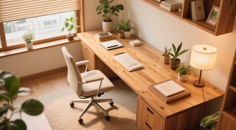 feng shui work desk direction
