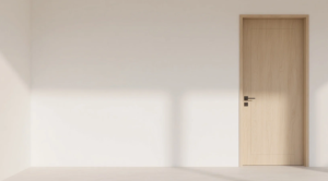 feng shui front door opens to a wall