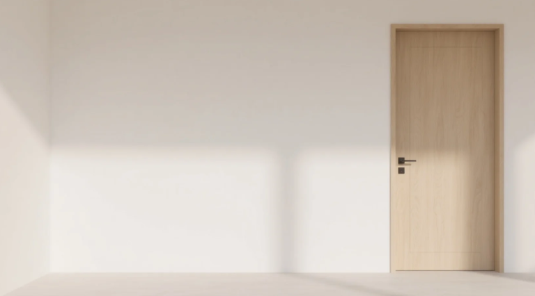 feng shui front door opens to a wall