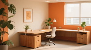 feng shui office layout l shaped desk